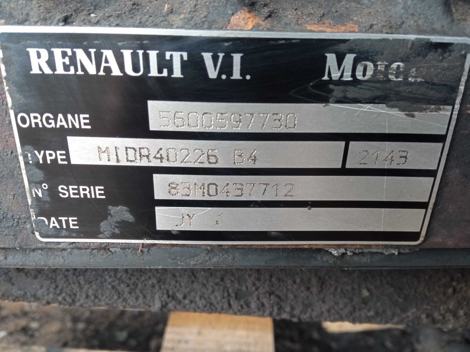 Silnik Renault Mann Midr40226 B4