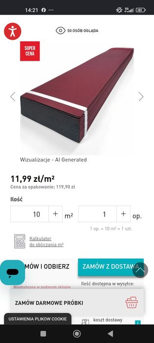 Podklad pod panele 3 paczki