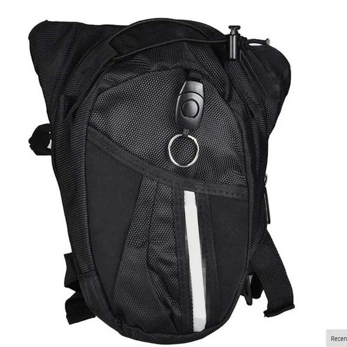 Bolsa de perna fitas ajustáveis moto