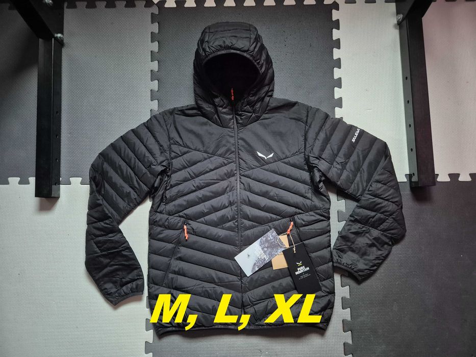 Nowa męska top kurtka ocieplana puchowa turystyczna Salewa Brenta M L XL