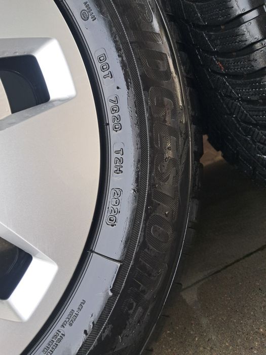 Audi Q2 / A3 8V - Koła  stalowe + kołpaki-205/60 R16 Bridgestone 7,5mm