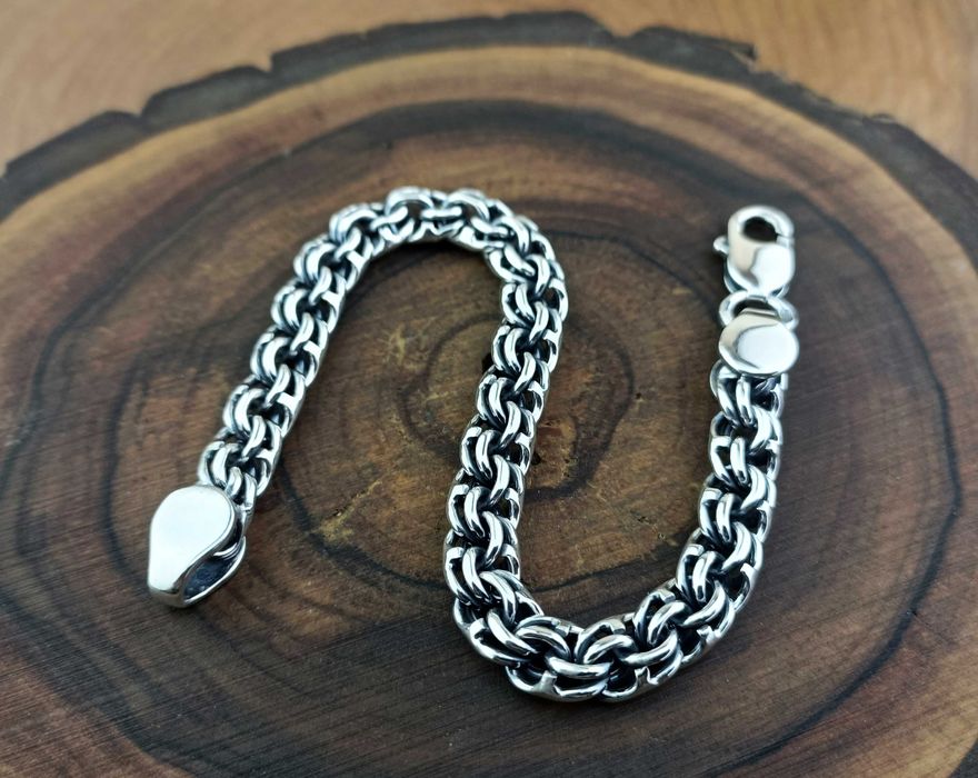 Срібний Браслет Бісмарк. Ланцюжок на руку серебряный браслет Бисмарк