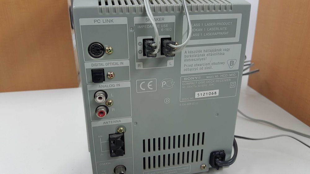 Mini wieża Sony CMT-M100 MD  Minidisc  CD AUX