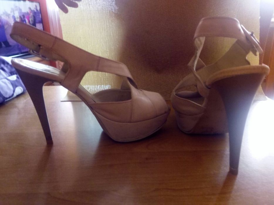 Buty Ryłko Szpilki Skórzane