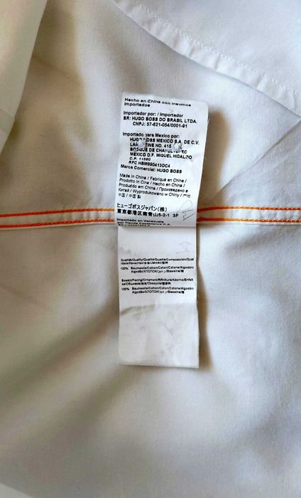 Hugo Boss męska piękna gładka koszula