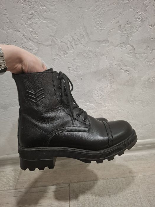 Кожаные ботинки, демисезон