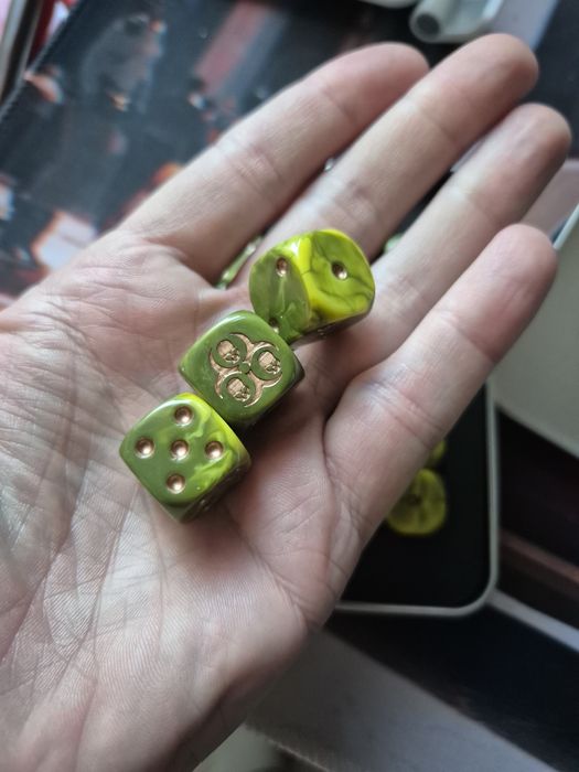 Kosteczki do gry 20szt warhammer death guards