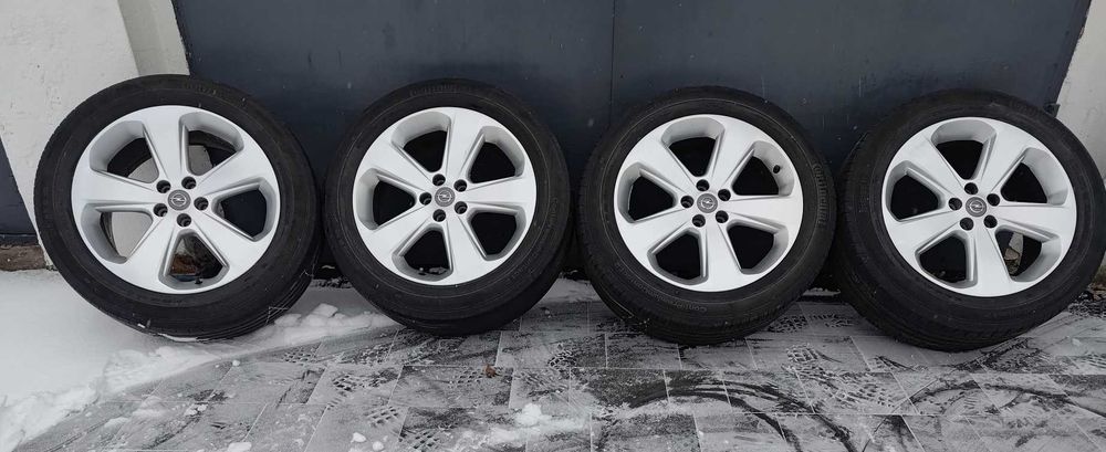 Oryginalne alufelgi OPEL Mokka Astra J K 18 cali 5x105, opony letnie