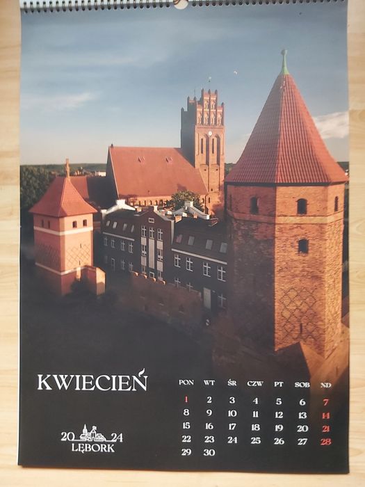 Kalendarz - Lębork 2024, zdjęcia, 42×60cm