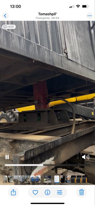 Причіп контейнеровоз самоскид