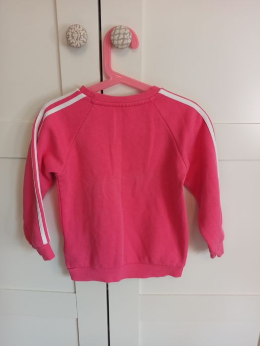 Bluza róż Adidas dziewczynka