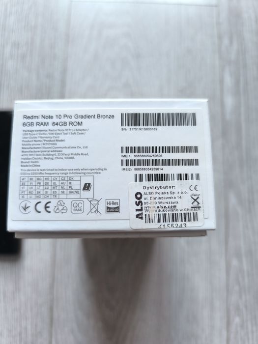 Telefon Redmi Note 10 pro .
