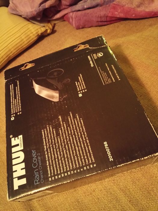 Capa de Chuva Original Thule Chariot Cheetah 2 (Nova na Caixa)