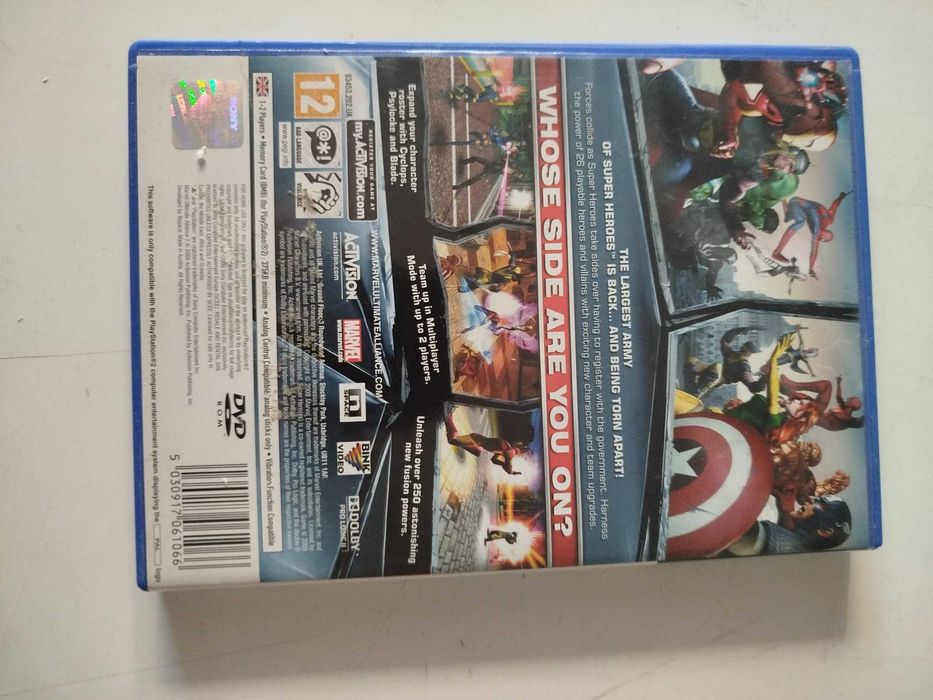 Jogo PS2 Marvel Ultimate Alliance 2