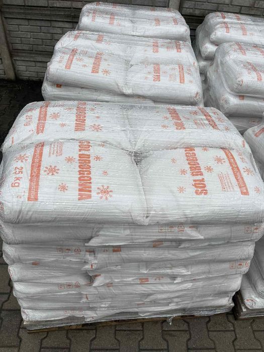 Sól drogowa Kamienna Gruboziarnista - worki 25 kg