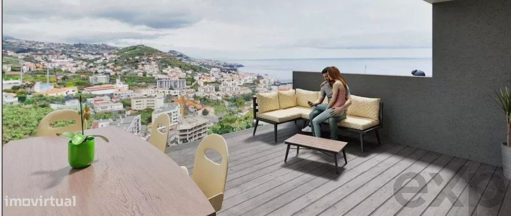 Novo Apartamento T2 Moderno com Vista Mar Deslumbrante