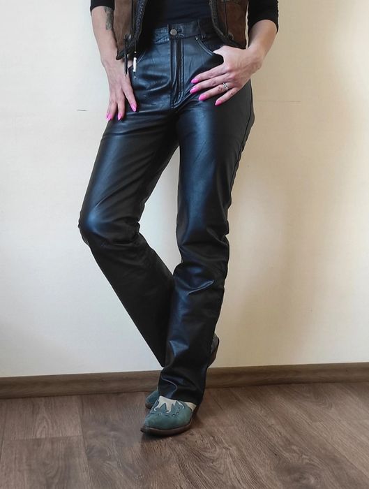 Spodnie skórzane biker damskie Harley Davidson 36 S