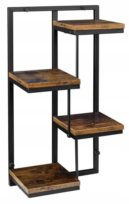 Kwietnik ścienny wiszący regał na kwiaty metalowy