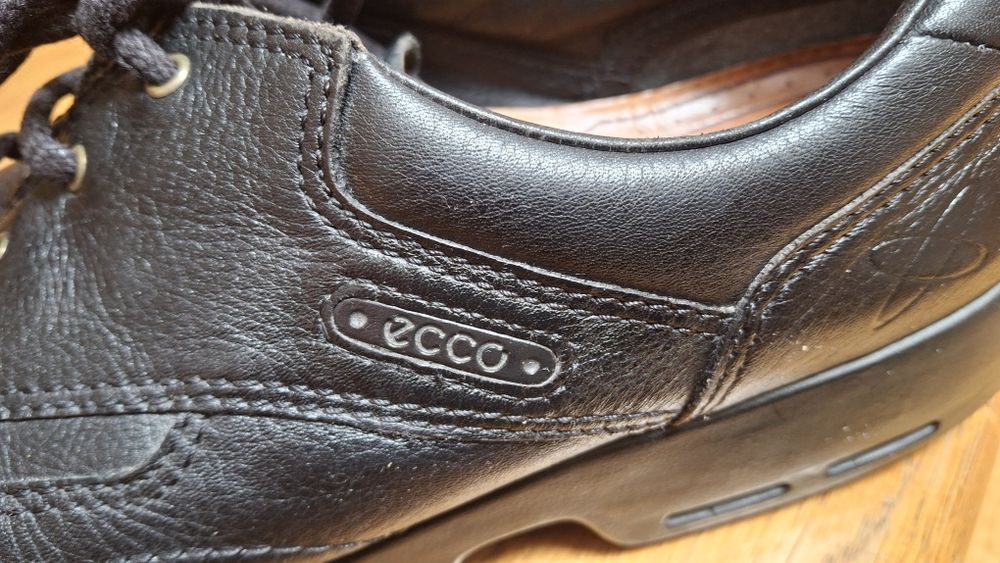 Półbuty męskie skóra czarne Ecco Mobile Eu 43