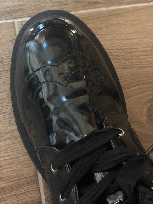 Botki, trapery włoskie LIUJO, lakierowana skóra, rozmiar 40