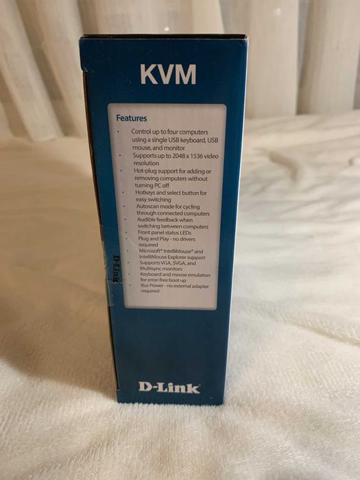 D-Link DKVM-4U 4-portowy przełącznik KVM USB