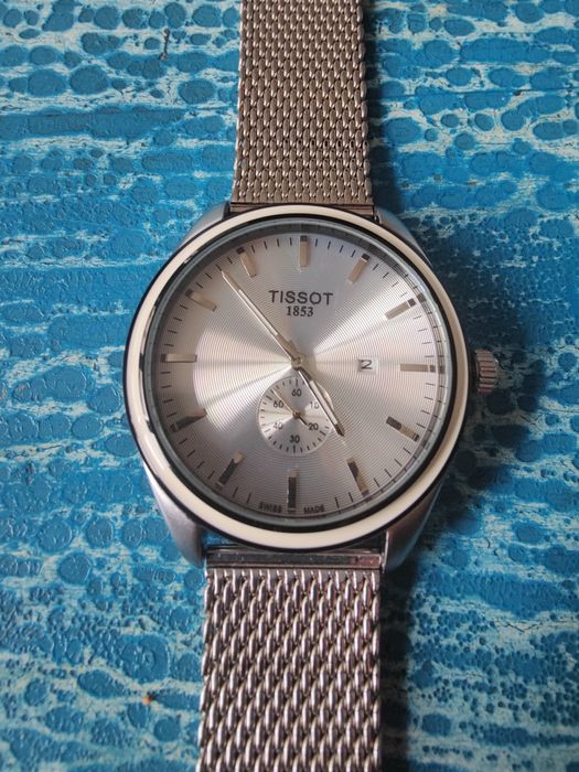 Zegarek Tissot srebrny kwarcowy