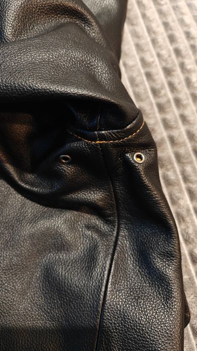 Куртка шкіряна бомбер куртка пілота А-2 куртка натуральна шкіра