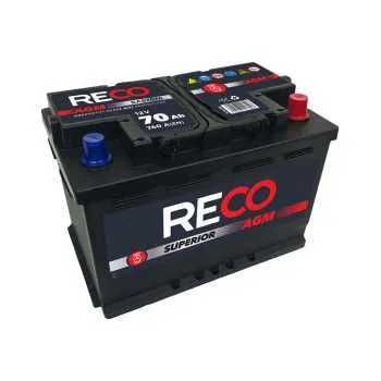 Akumulator Reco 70Ah 760A AGM Nysa Piłsudskiego 1A