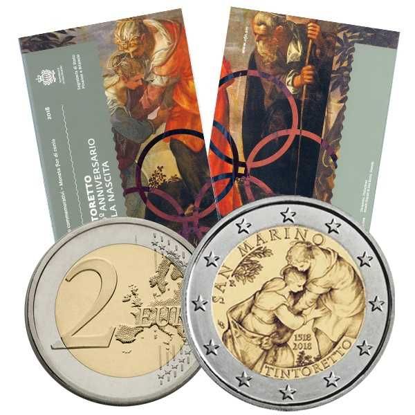 Moedas 2€ comemorativas San marino