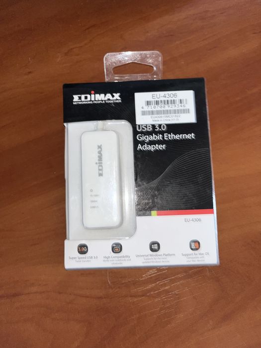 USB3.0 Gigabit Ethernet адаптер EU-4306