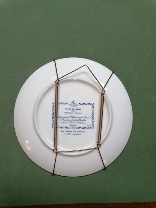 Pratos Vista Alegre Festa de Natal