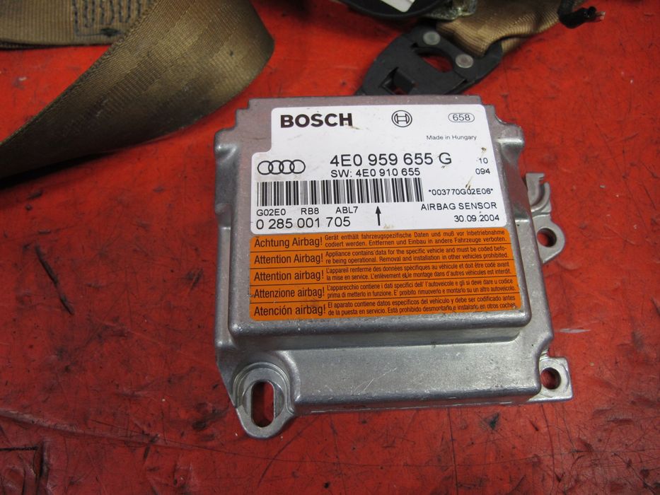 audi a8 d3 4e poduszki airbag deska konsola kokpit