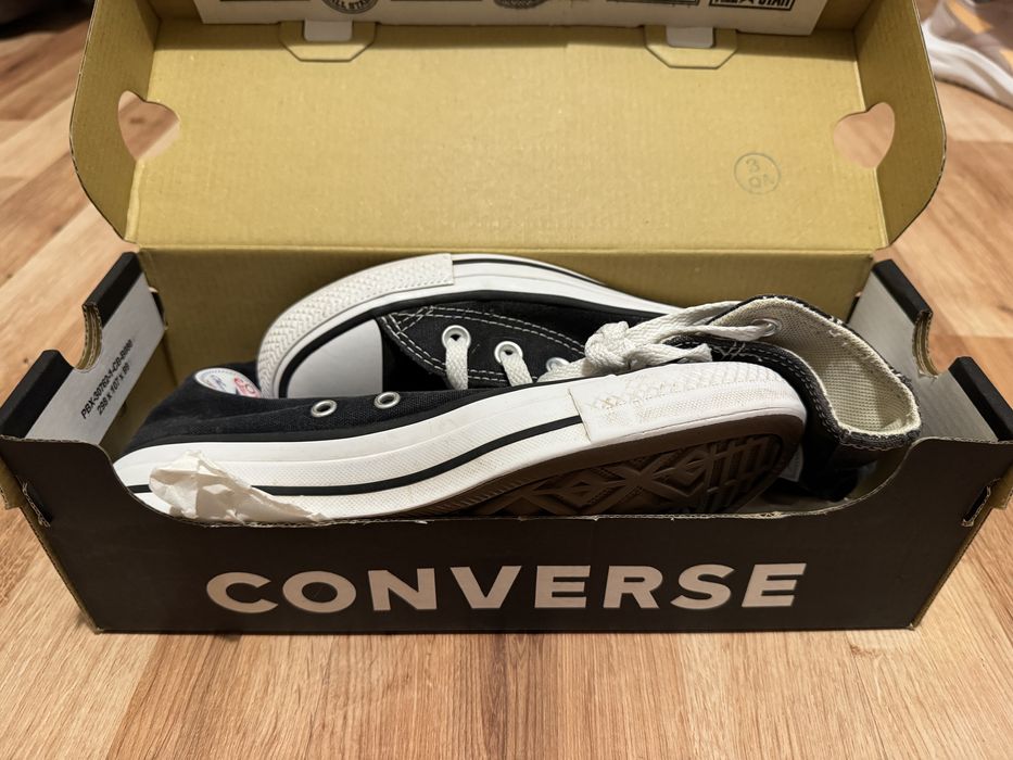 Converse czarne roz.37, 23,5cm