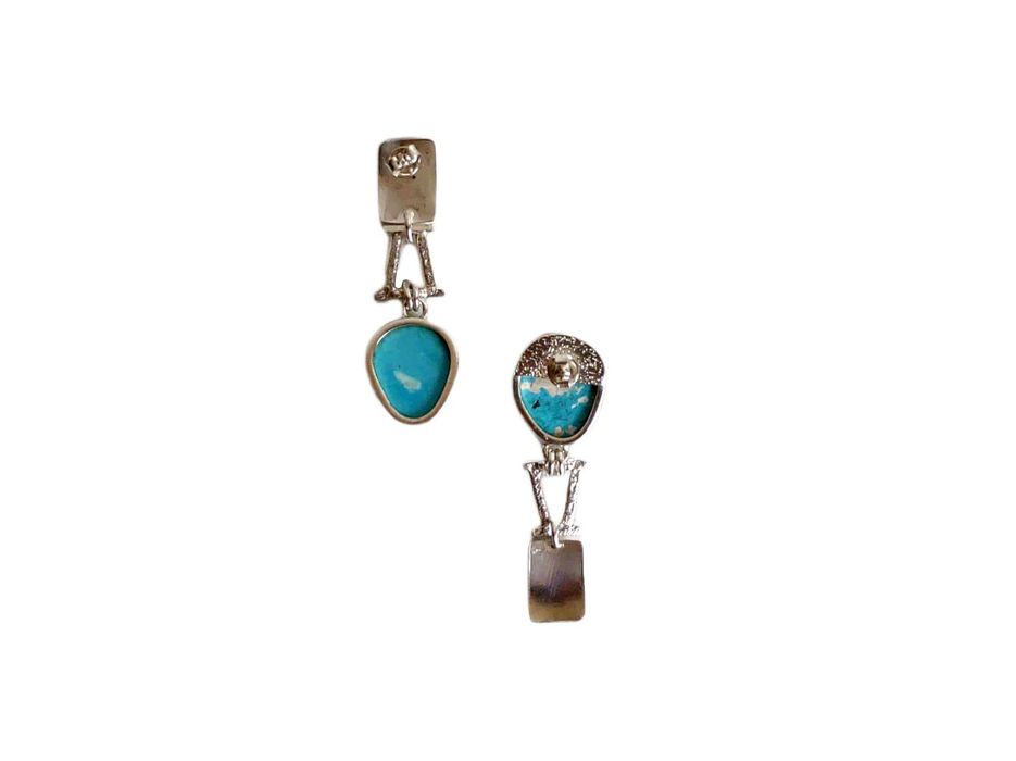 7396. Artystyczne z Turkusem w Srebrze.