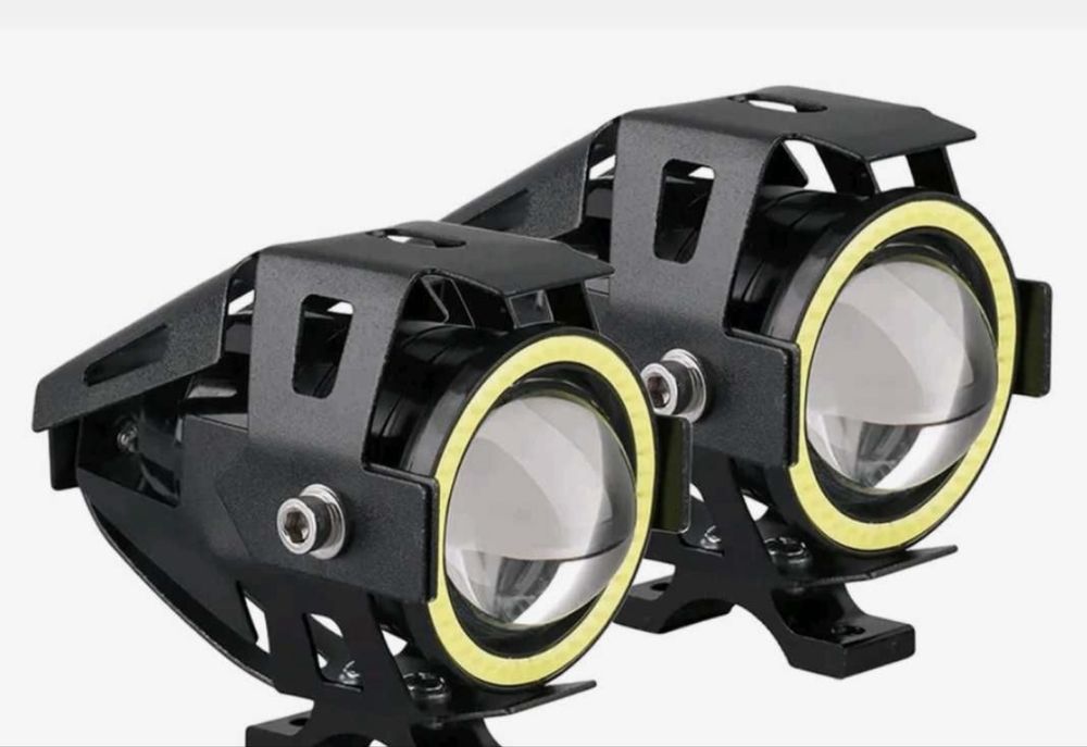 Авто мото туманки лінза   Фара на мотоцикл доп світло освіщення