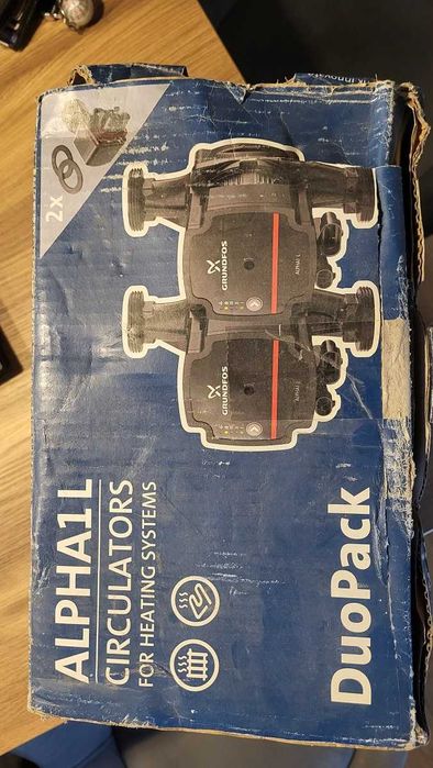 2× Grundfos Alpha1 L 25-40 Duopack – pompy obiegowe