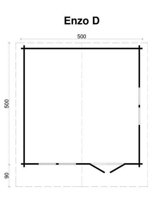 Casa Pre-Fabricada Diáfana 25m2