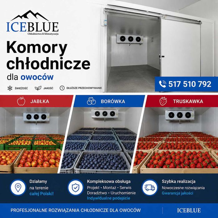 Agregat chłodniczy Magazyn chłodniczy + Instalacja