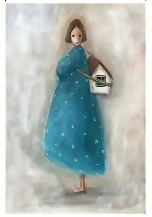 Rustykalny obraz farmhouse wiejski francuski styl