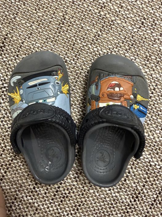 Crocs dzieciece klapki mcqueen cars rozm 6-7