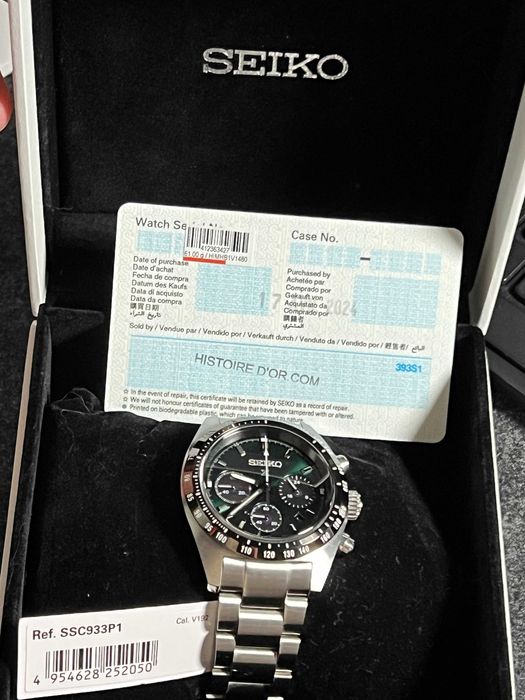 Seiko Speedtimer SSC933P1