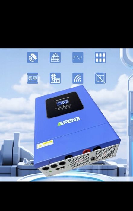 ANENJI 6.2kW 48V 120A Гібридний сонячний інвертор On Grid Offgrid