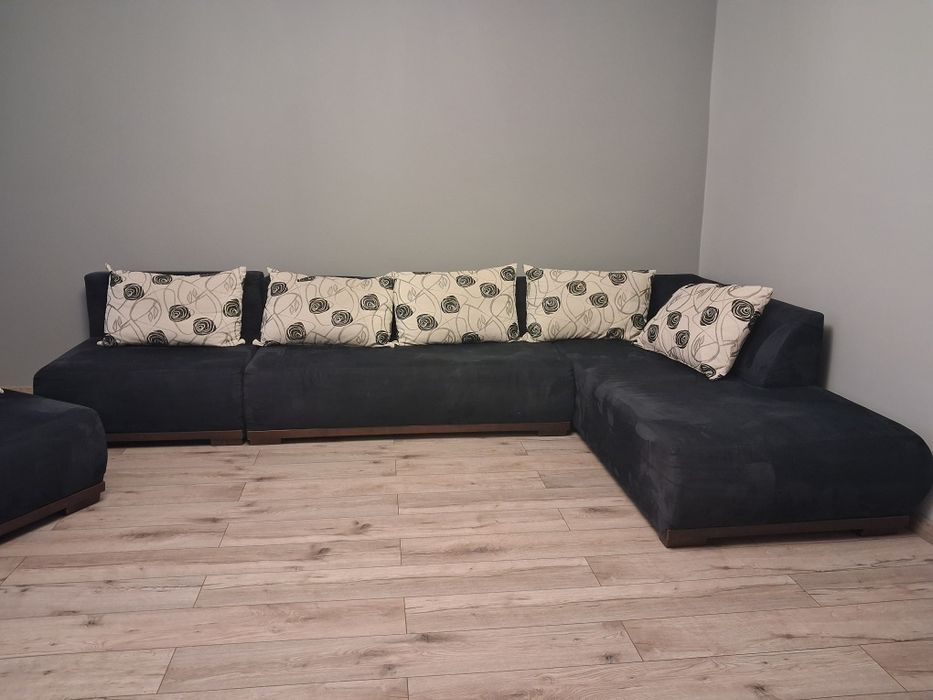 Narożnik z funkcją spania + dwa fotele