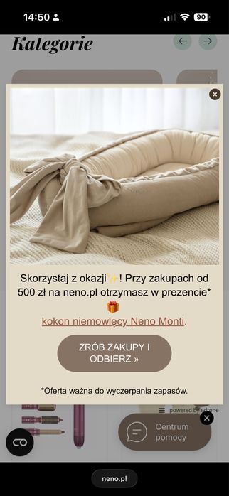 Kokon niemowlęcy  neno nowy