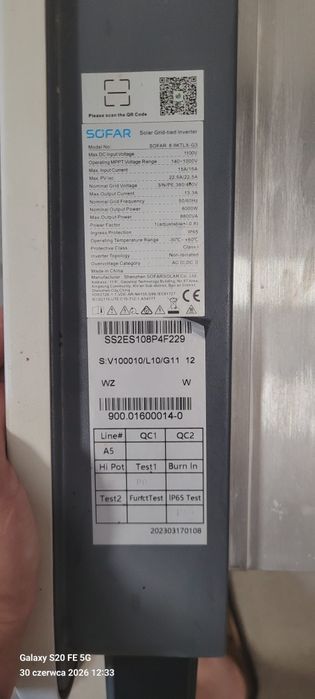 Falownik  Sofar 8kw