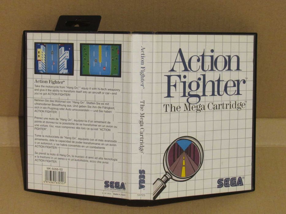 Jogo Sega Master System Action Fighter completo