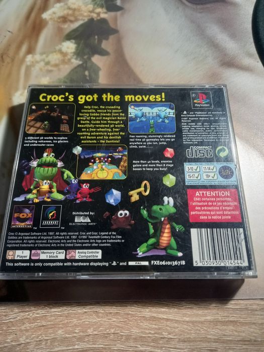 Croc ps1 psx psone ps2 ps3