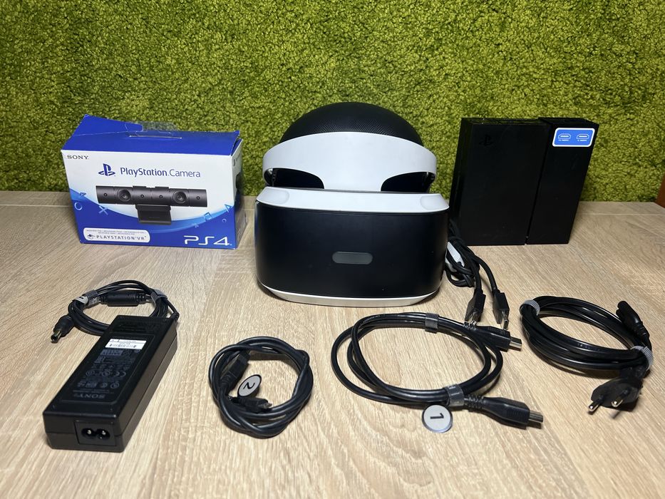 Магазин!! VR очки V1 от Sony для PS4 / PS 5 + Камера Гарантия !!+Move