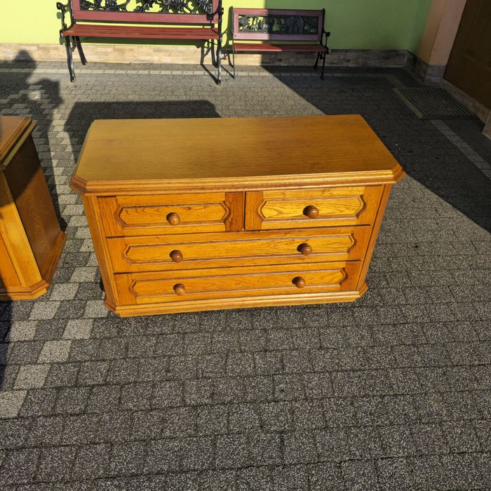 Komoda dębowa masywna