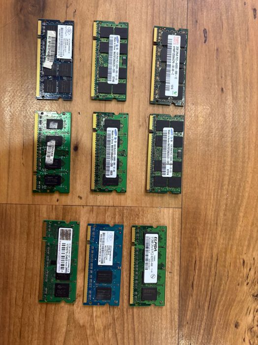 Оперативная память DDR 2 512MB/1/2 GB для ноутбука